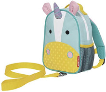 Load image into Gallery viewer, Mini Backpack With Safety Harness - Unicorn

