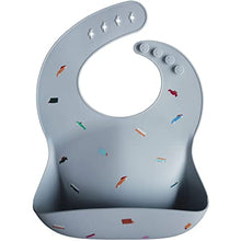 Load image into Gallery viewer, Silicone Baby Bib - Retro Cars
