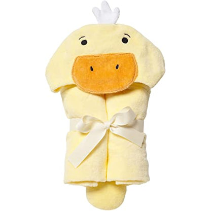 Yellow Duckie Hooded Baby Bath Wrap