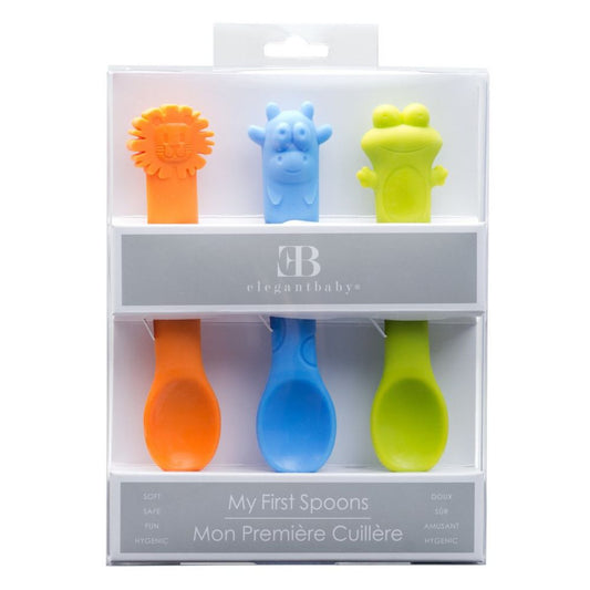 Baby Silicone Spoon Set - Boy