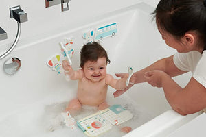 Elidou Baby Bath Toy Set, Bath Book and Bath Puzzle