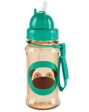 Load image into Gallery viewer, Zoo Straw Bottle pug
