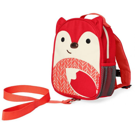 Mini Backpack With Safety Harness - Fox