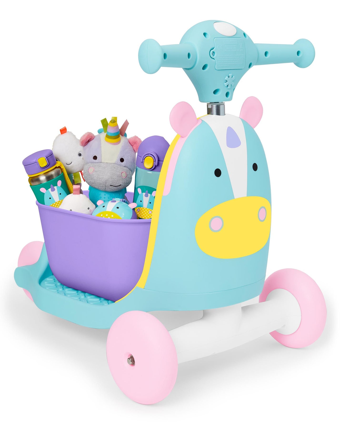 Zoo 3-in-1 Ride On Toy - Unicorn