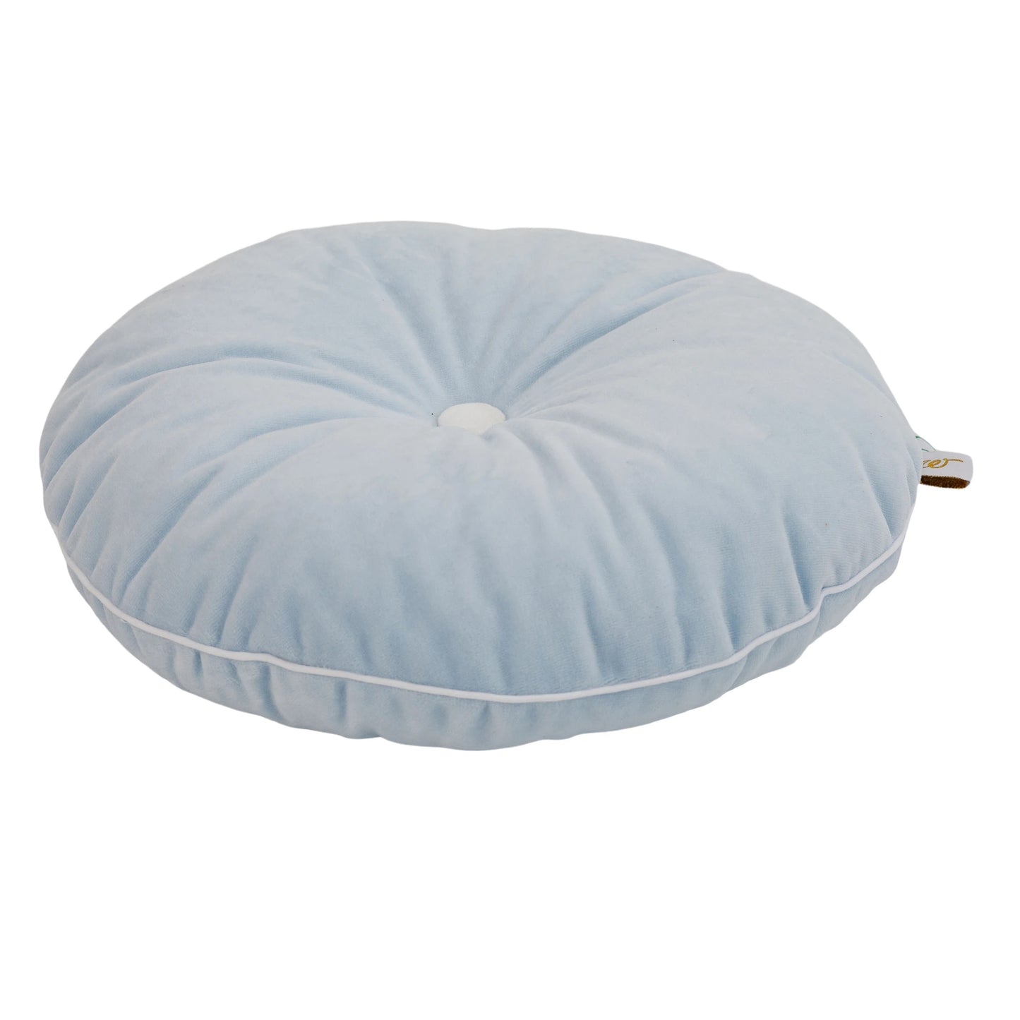 Wigiwama Baby Blue Button Cushion