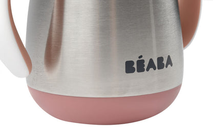 Stainless Steel Straw Cup - Pink