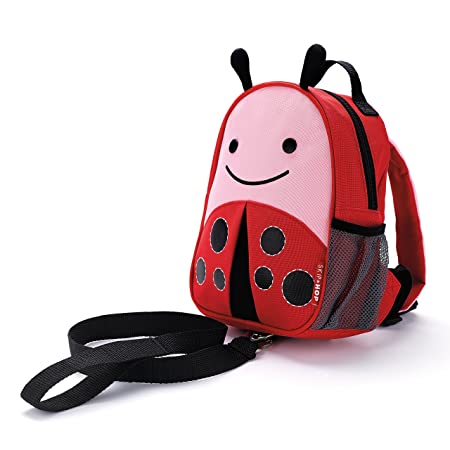 Mini Backpack With Safety Harness - Ladybug