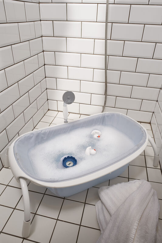 Lotus Bath Thermometer - Blue