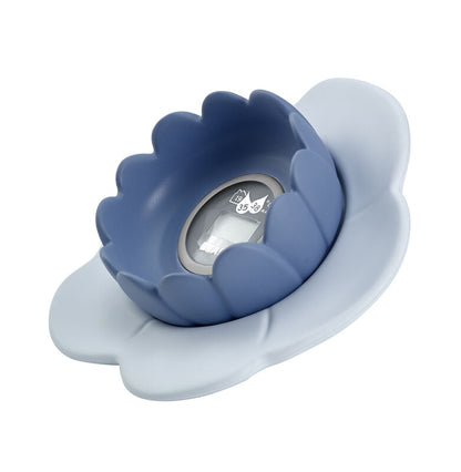 Lotus Bath Thermometer - Blue