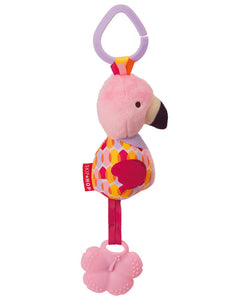 Bandana Buddies Chime & Teethe Toy - Flamingo