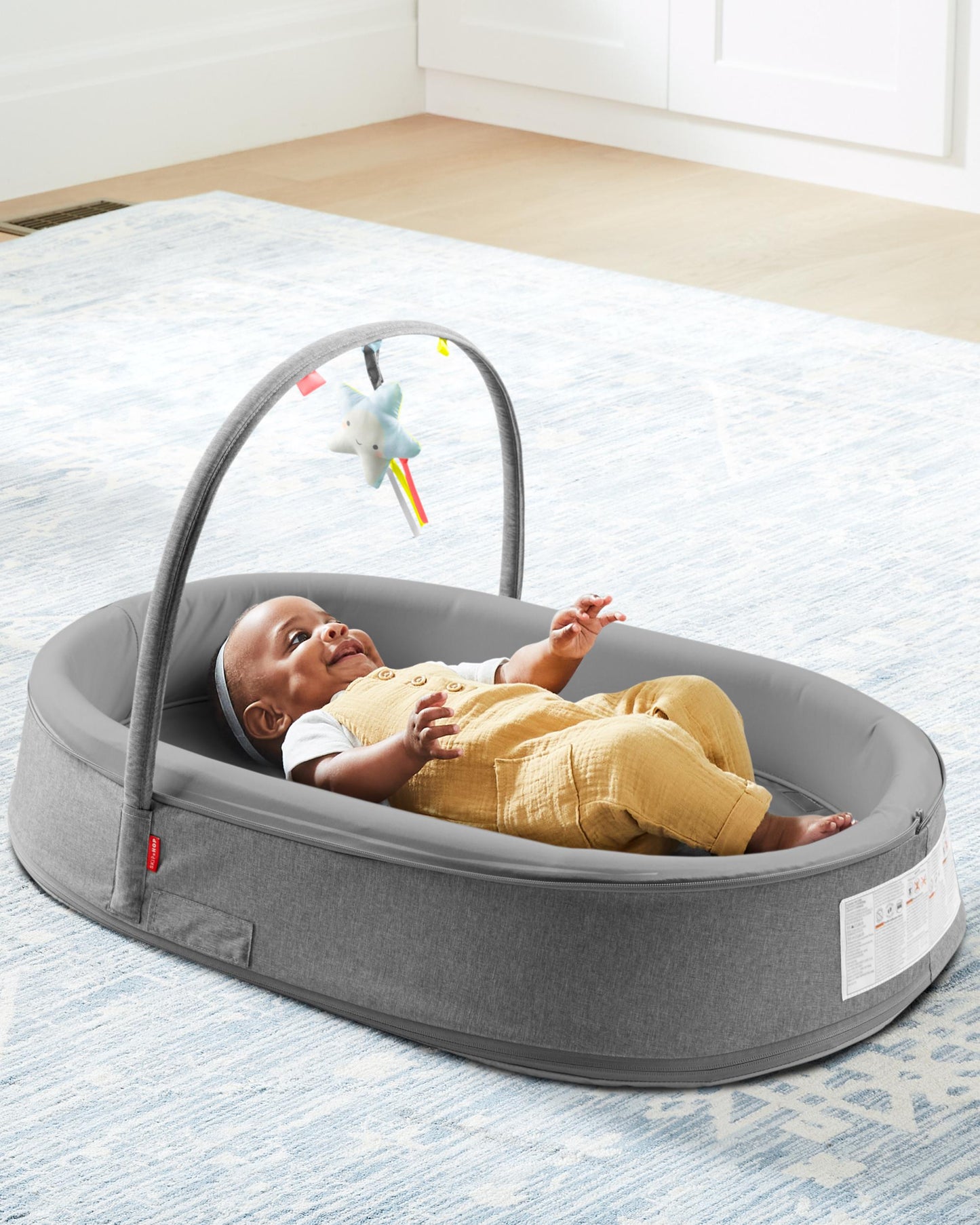 Playful Retreat Baby Nest - Grey Melange