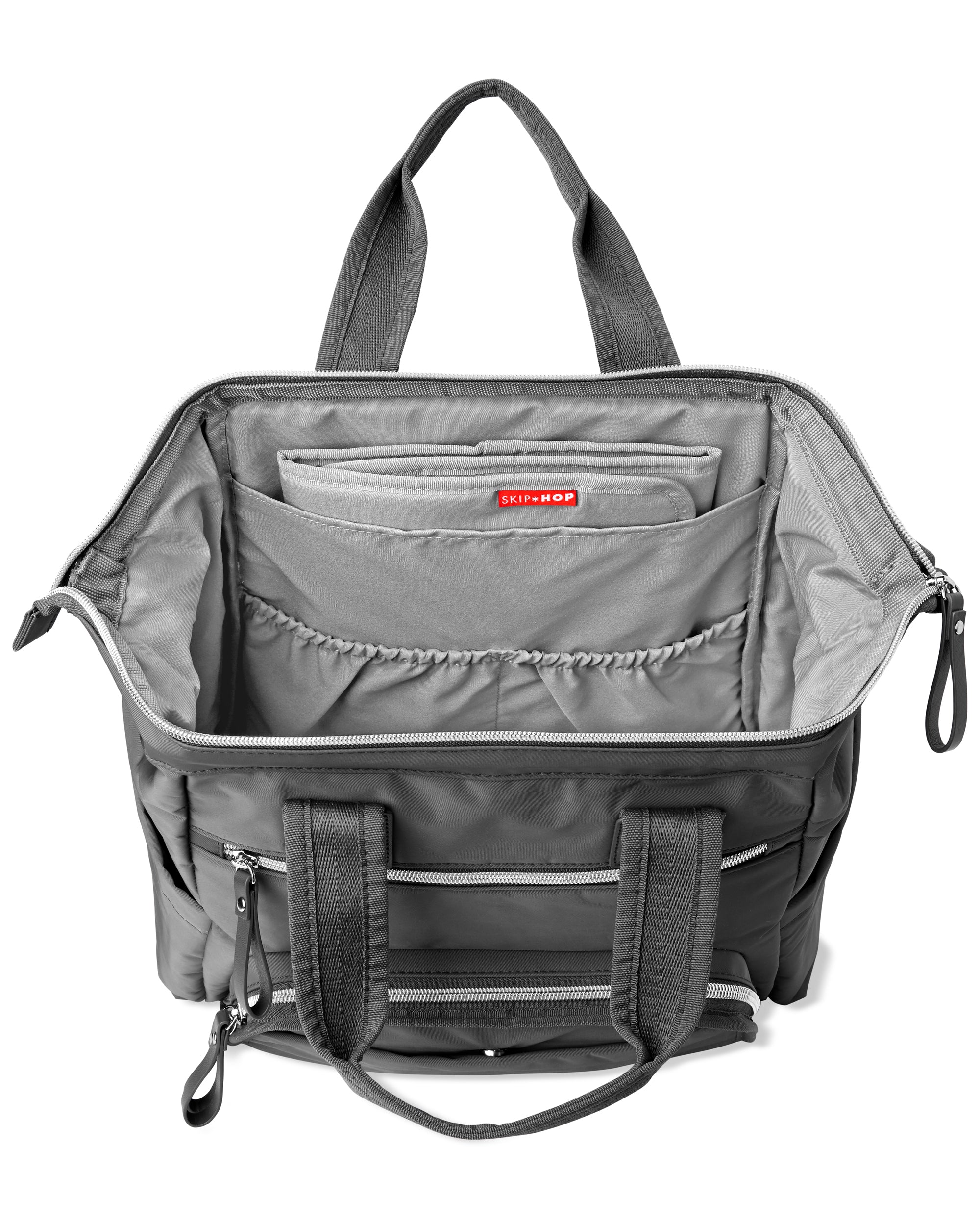 Mainframe Wide Open Diaper Backpack Charcoal Peek A Boo Store