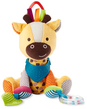 Load image into Gallery viewer, Giraffe Bandana Buddy Activity Toy
