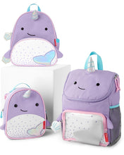 Load image into Gallery viewer, Zoo Mini Backpack With Safety Harness - Narwhal
