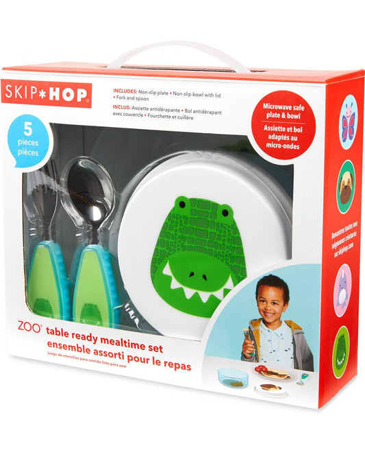 ZOO Table Ready Mealtime Set - Crocodile