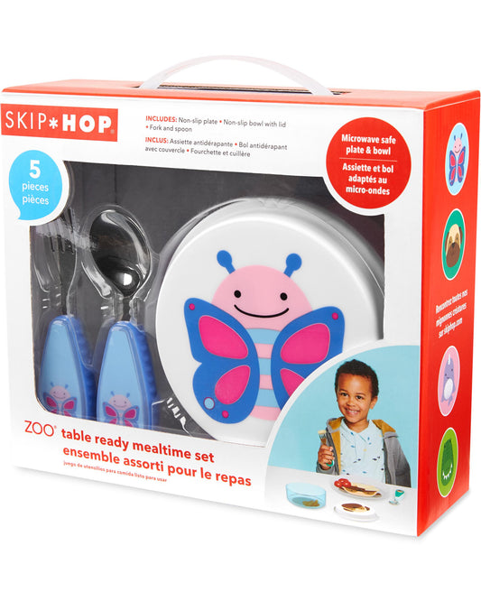 ZOO Table Ready Mealtime Set - Butterfly