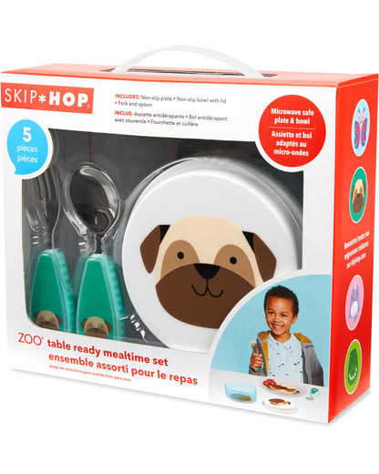 ZOO Table Ready Mealtime Set - Pug