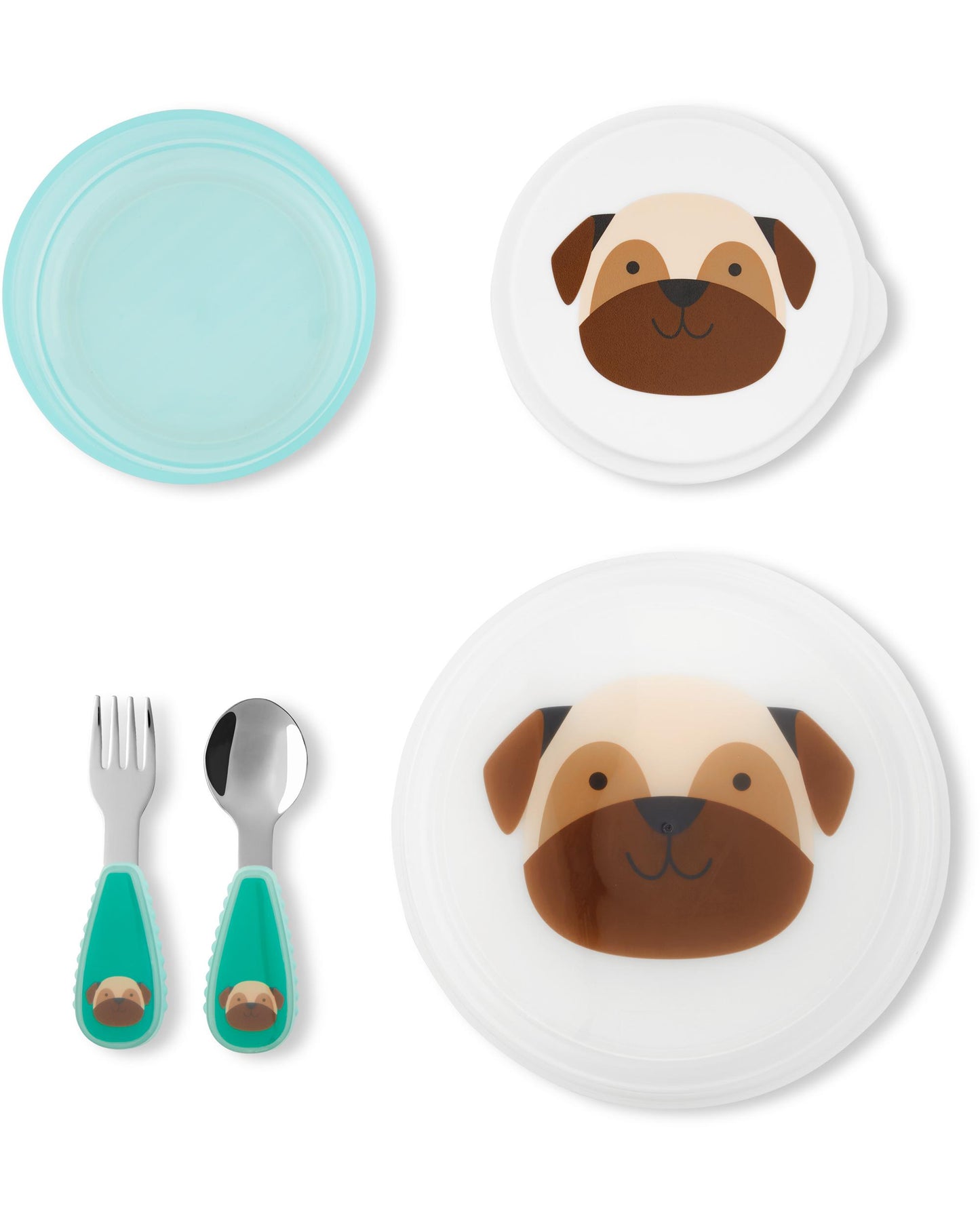 ZOO Table Ready Mealtime Set - Pug