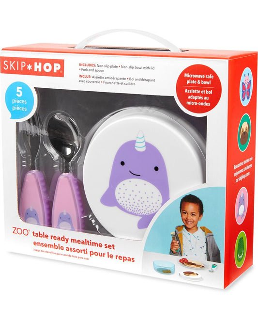 ZOO Table Ready Mealtime Set - Narwhal