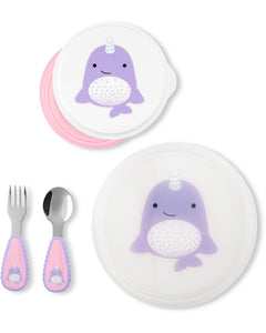 ZOO Table Ready Mealtime Set - Narwhal