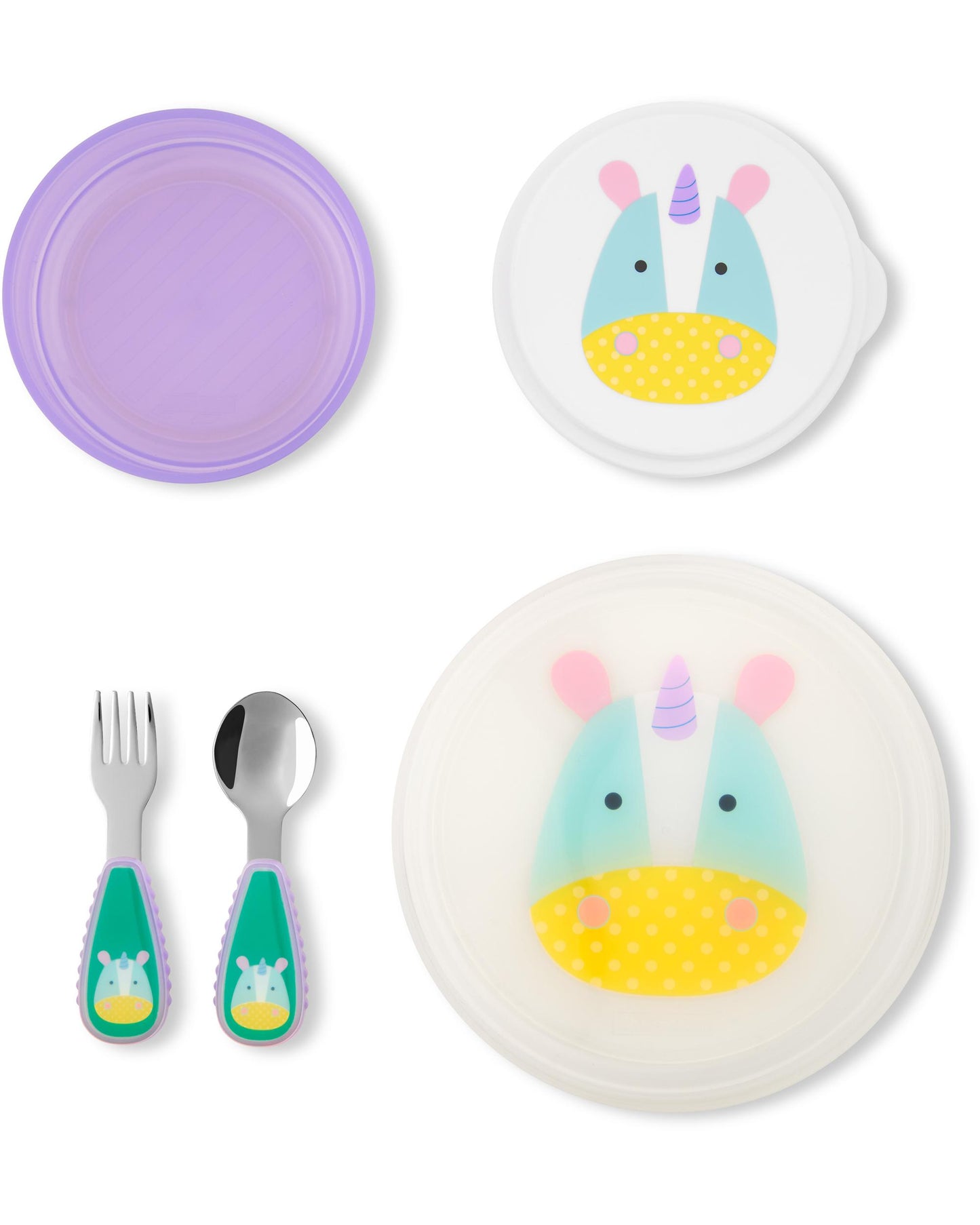 ZOO Table Ready Mealtime Set - Unicorn