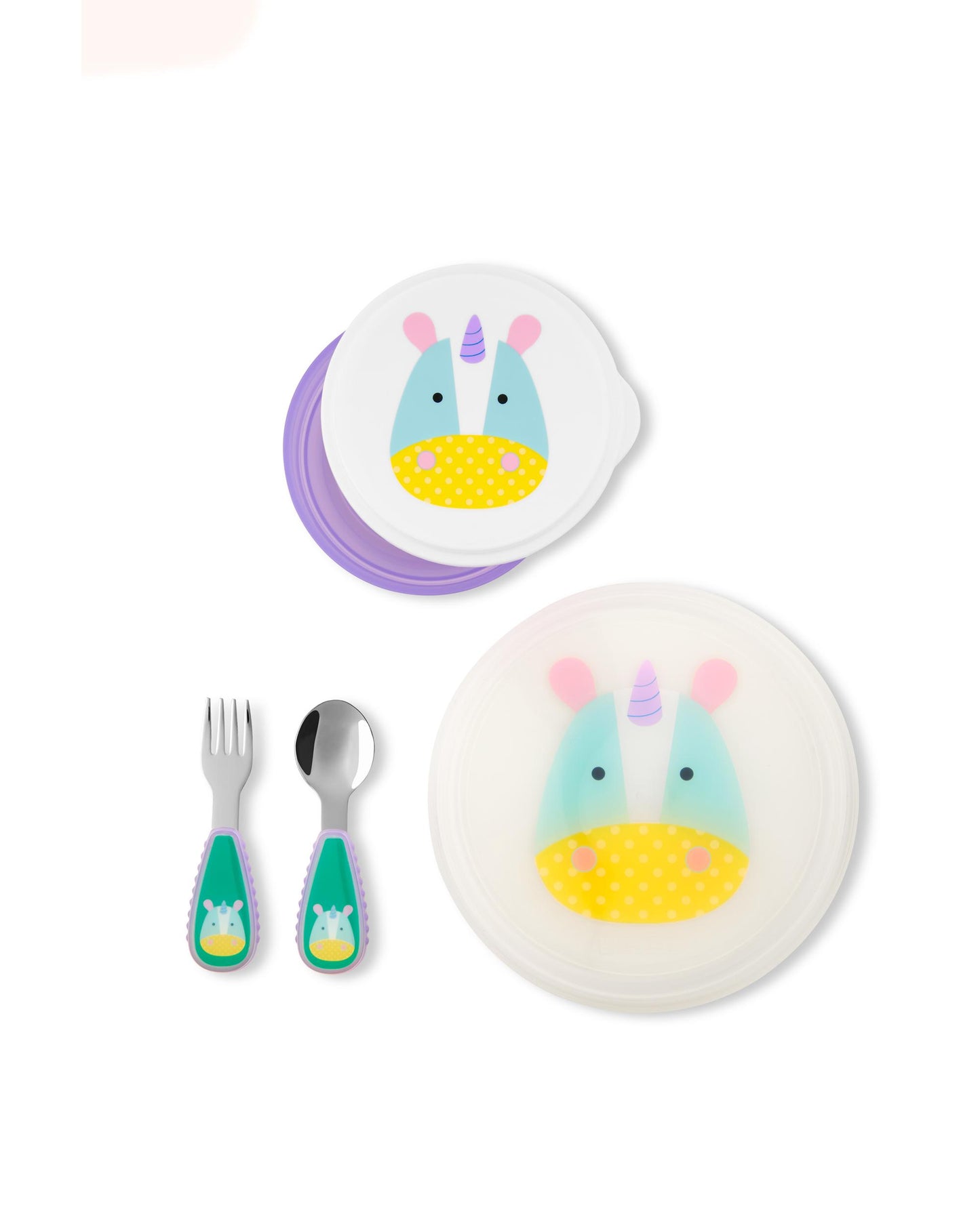 ZOO Table Ready Mealtime Set - Unicorn