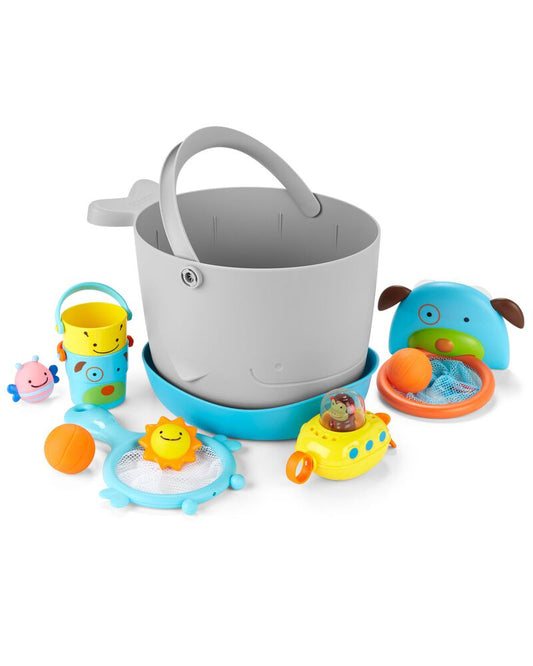 MOBY Fun-Filled Bath Toy Bucket Gift Set