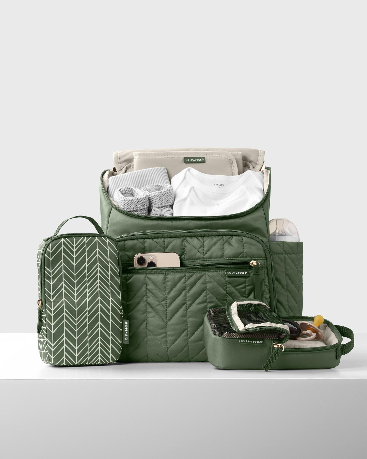 Forma Backpack Diaper Bag - Sage