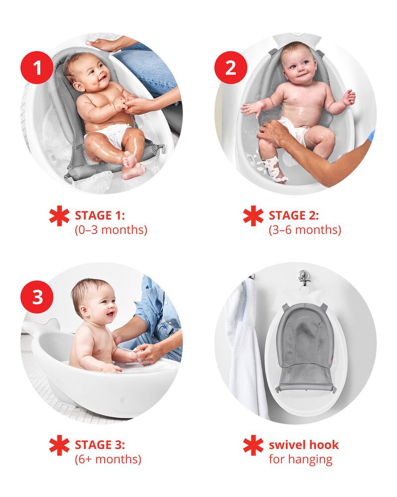 MOBY® Smart Sling™ 3-Stage Tub - White