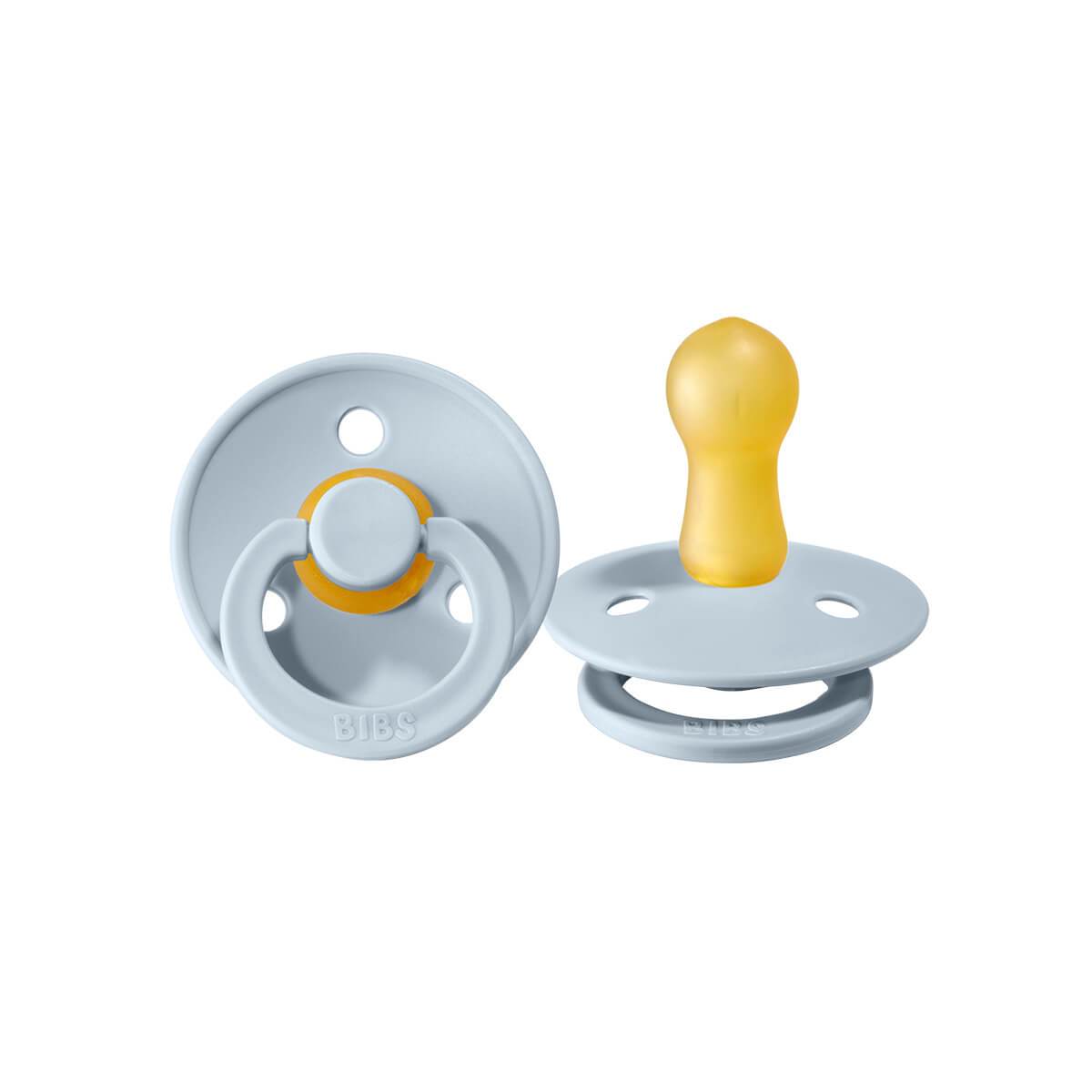 BIBS Colour Pacifier - Size 2 - Baby Blue
