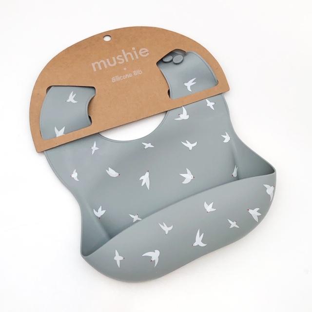 Silicone Baby Bib - Seagulls