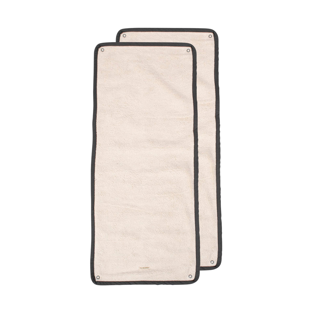 Middle layer 2-pack for changing pad - Stone grey