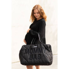 Load image into Gallery viewer, MOMMY BAG ® Nursery Bag - Puffered Black
