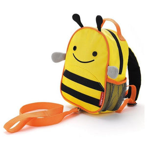 Mini Backpack With Safety Harness - Bee