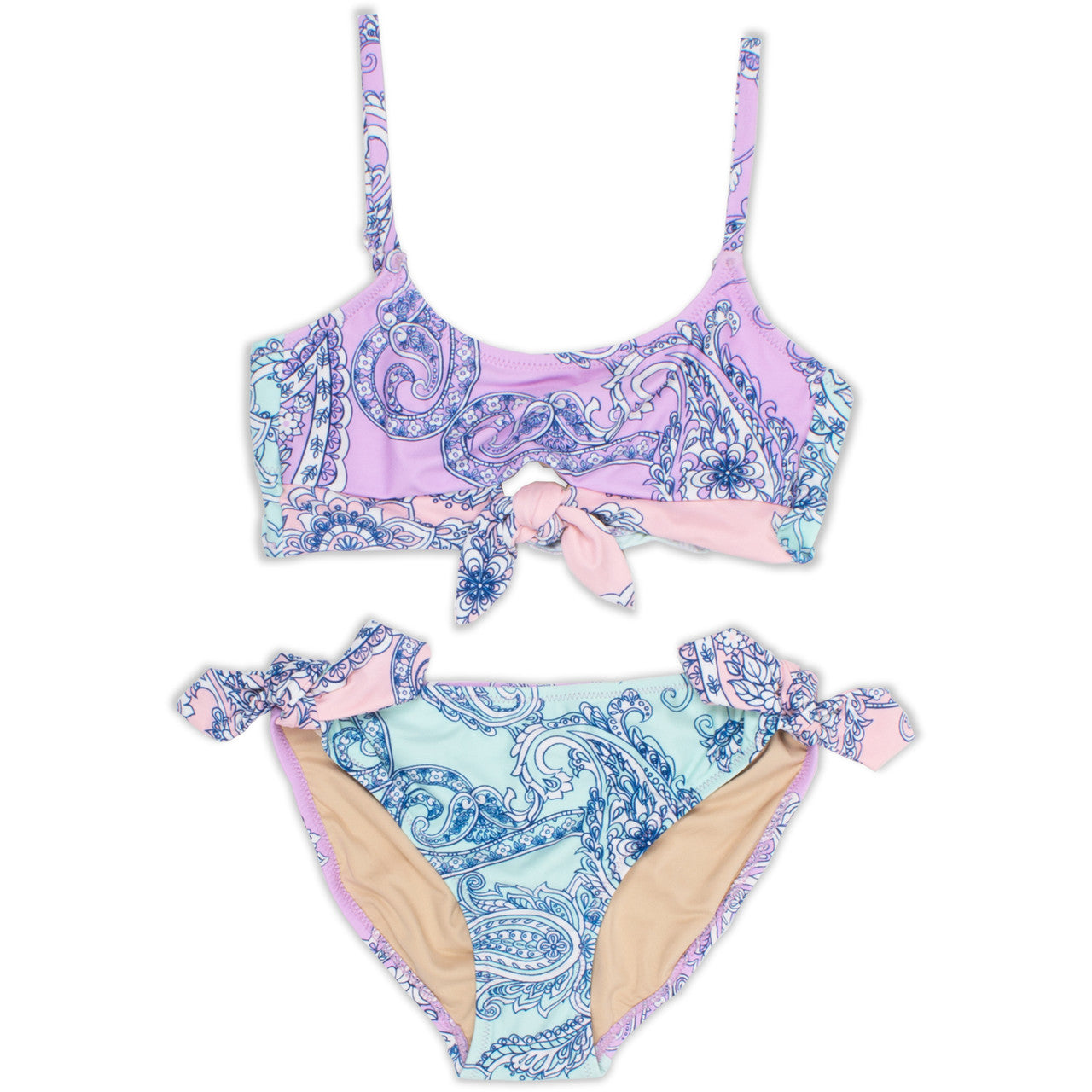 Bikini Paisley Colorblock