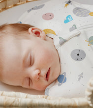 Load image into Gallery viewer, Swaddle Up™ Lite 0.2 TOG Space Print - Designer Collection - NEWBORN
