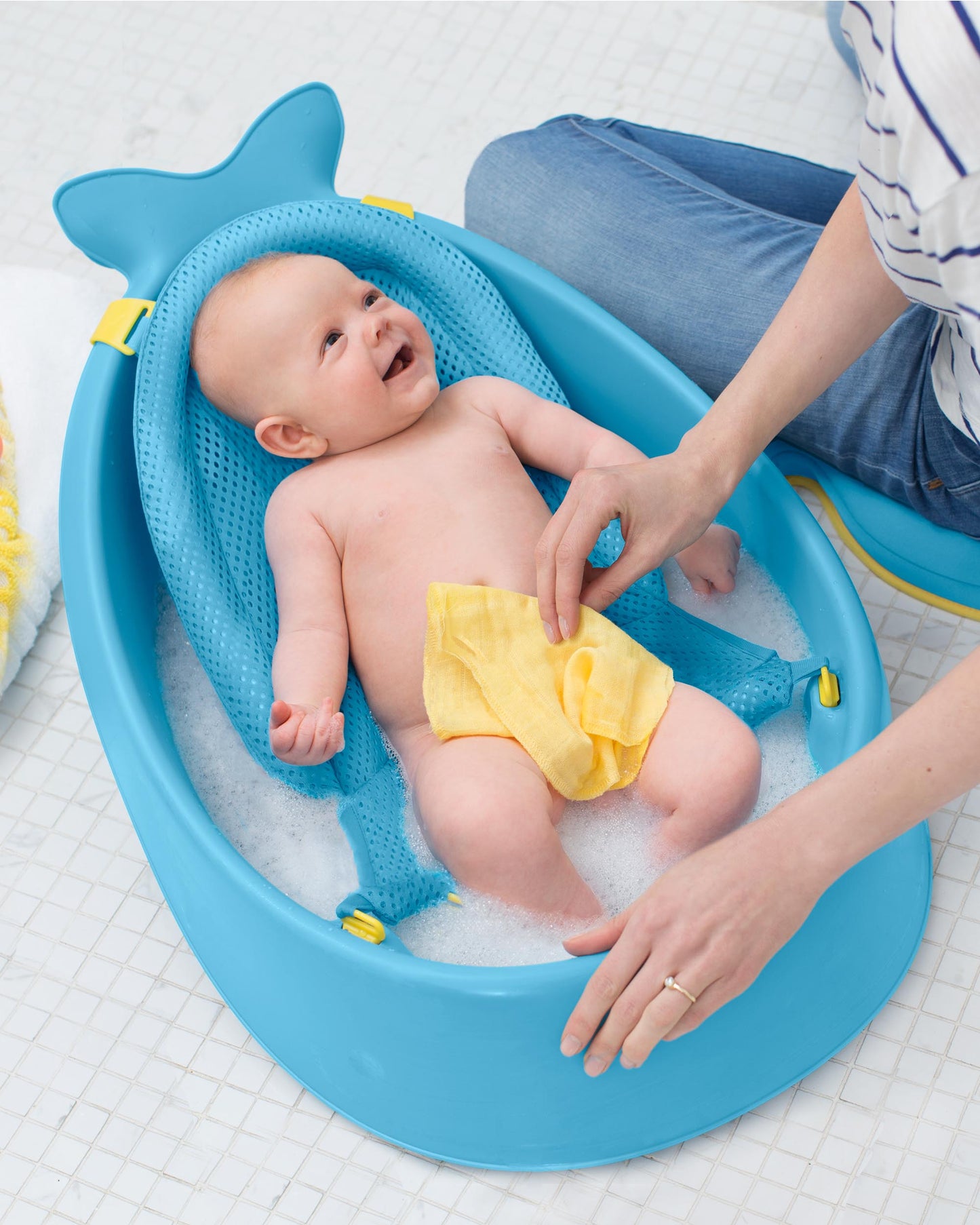 MOBY® Smart Sling™ 3-Stage Tub - Blue