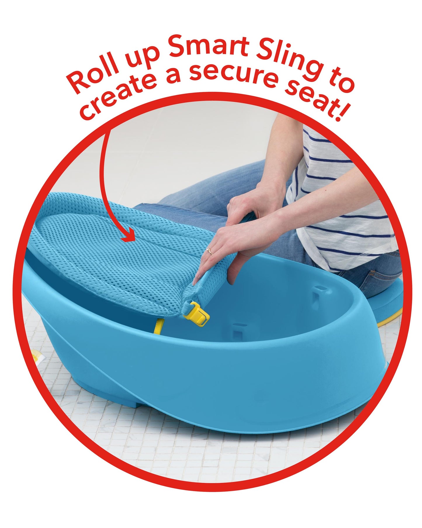 MOBY® Smart Sling™ 3-Stage Tub - Blue
