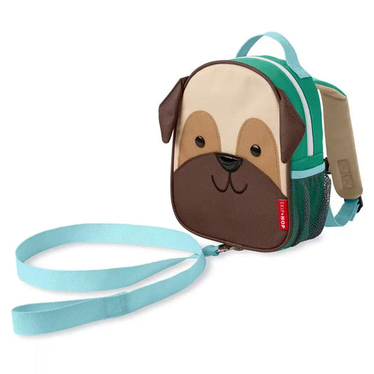 Mini Backpack With Safety Harness - Pug