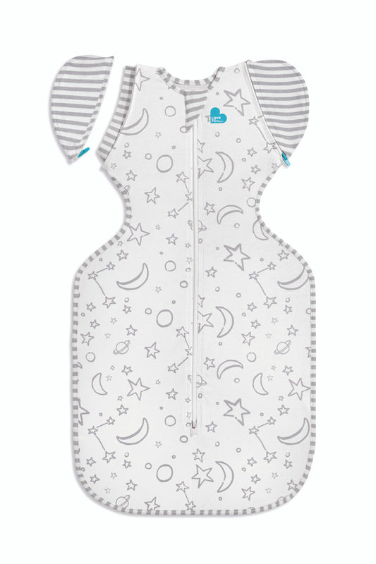 Swaddle Up™ Transition Bag Bamboo Original 1.0 TOG Stars and Moon Cream - LARGE