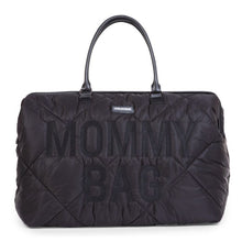 Load image into Gallery viewer, MOMMY BAG ® Nursery Bag - Puffered Black
