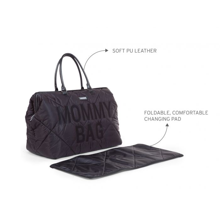 MOMMY BAG ® Nursery Bag - Puffered Black