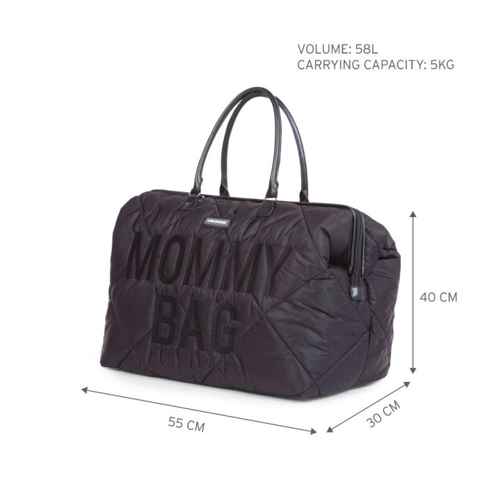 MOMMY BAG ® Nursery Bag - Puffered Black