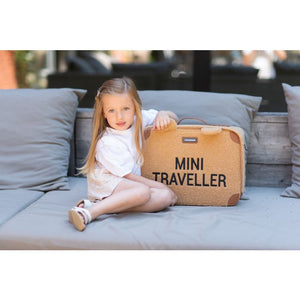 Mini Traveler Kids Suitcase - Teddy Brown