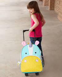 Zoo Rolling Luggage - Unicorn