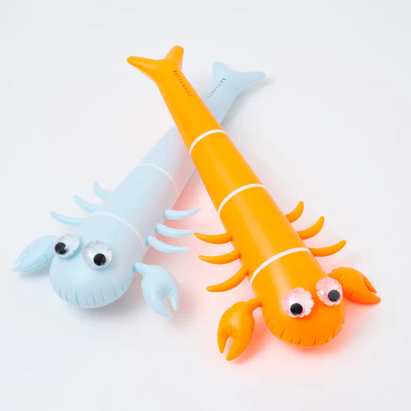 Kids Inflatable Noodle Sonny the Sea Creature Neon Orange