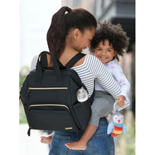 Load image into Gallery viewer, Mainframe Wide Open Diaper Backpack  - Black

