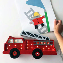 Load image into Gallery viewer, Little Lights Fire Truck Lamp
