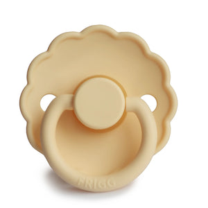 FRIGG - Daisy Latex Baby Pacifier - Size 2 - Pale Daffodil