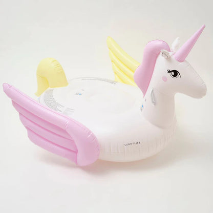 Luxe Ride-On Float Unicorn Pastel